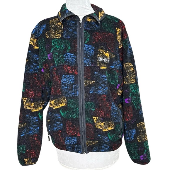 Obermeyer Men’s Vintage Retro Fleece Zip Up Jacket - Picture 1 of 6